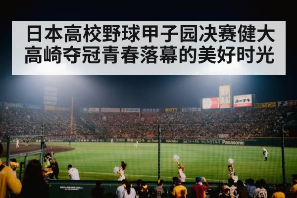 日本高校野球甲子园决赛健大高崎夺冠青春落幕的美好时光